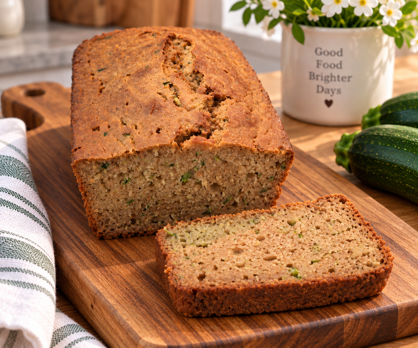 Zucchini Bread with Sourdough Discard